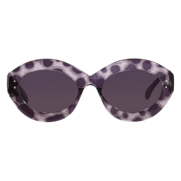 NWT ALAIA Grey/Grey Oval Shape 52mm Designer Sunglasses - Picture 2 of 10